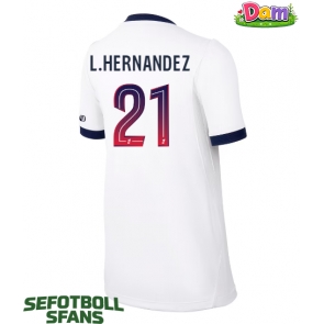 Paris Saint-Germain Lucas Hernandez #21 Bortatröja Kvinnor 2026-27 Kortärmad